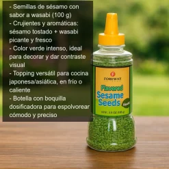 Semillas de sésamo con sabor a wasabi - 100g