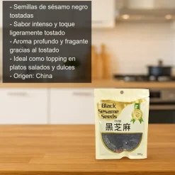 Semillas de sésamo negro - 100g