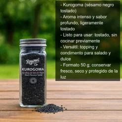 Semillas de sésamo negro (Kurogoma) - 60g