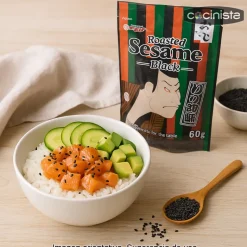 Semillas de sésamo negro tostado - 60 g