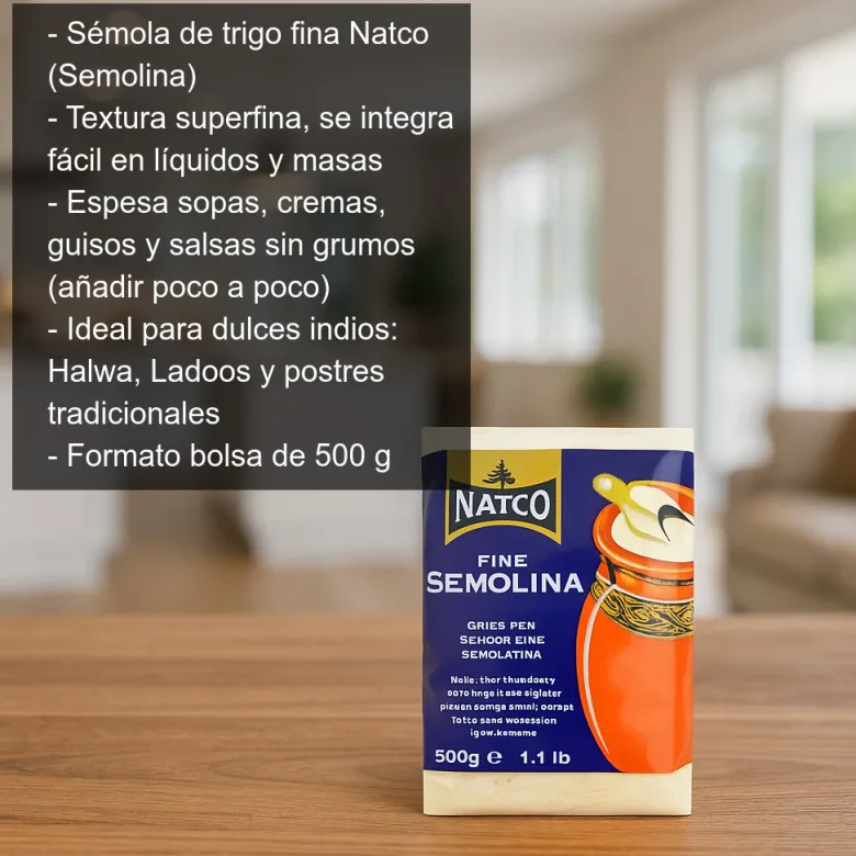 Semolina (sémola de trigo) fina - 500 g