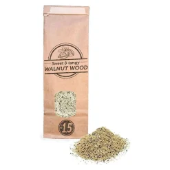 Serrín sin polvo de madera de nogal para ahumar - 300 ml
