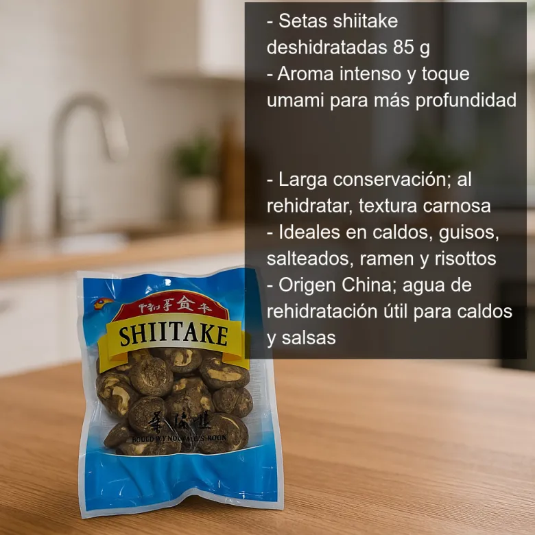 Setas shiitake - 85 g