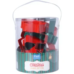 Set de cortadores de galletas Navidad - 12 unidades