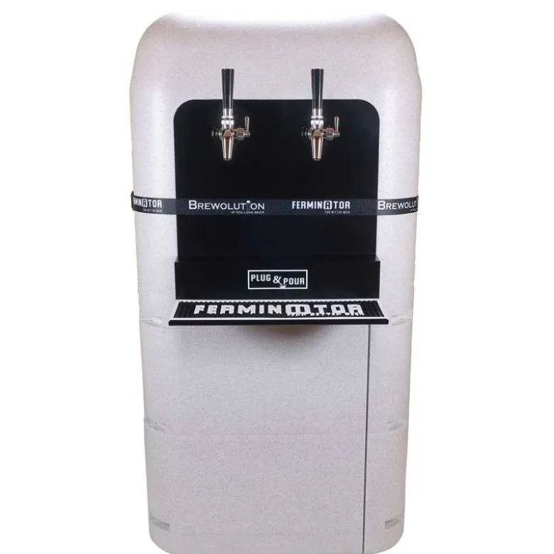 Sistema de doble grifo y bandeja para Fercurbator