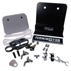Sistema de doble grifo y bandeja para Fercurbator