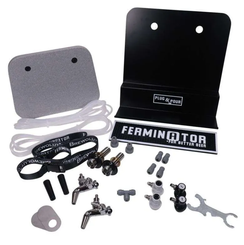 Sistema de doble grifo y bandeja para Fercurbator