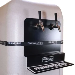 Sistema de doble grifo y bandeja para Fercurbator