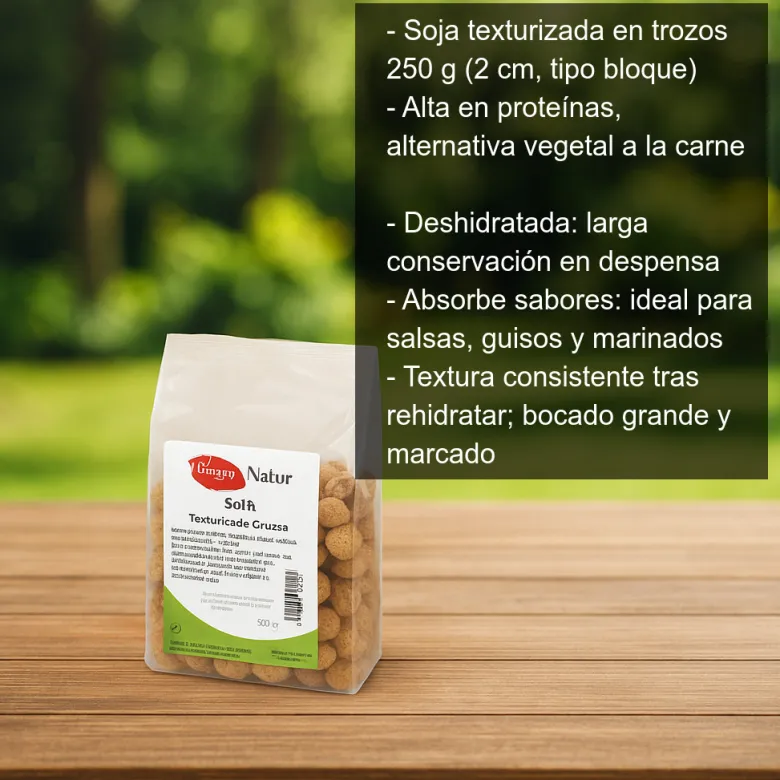 Soja texturizada en trozos - 250g