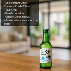 Soju coreano Chamisul fresh - 350 ml