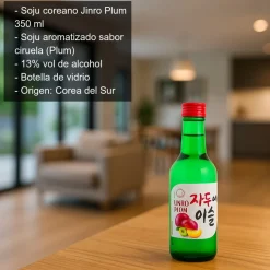 Soju coreano sabor ciruela - 350 ml