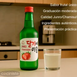 Soju coreano sabor fresa - 350 ml