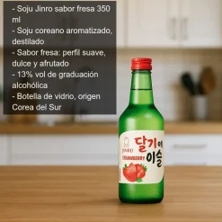Soju coreano sabor fresa - 350 ml