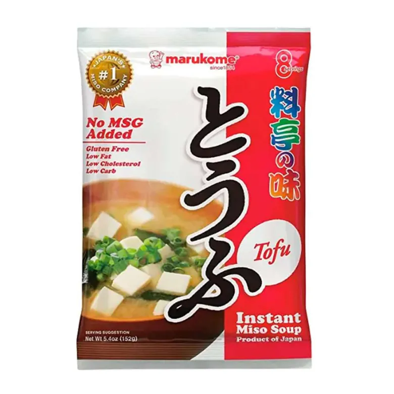 Sopa miso con tofu y wakame - 8 raciones
