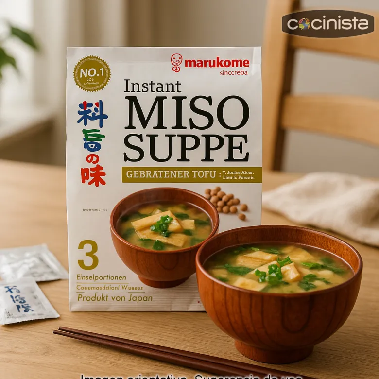 Sopa miso instantánea con Tofu frito - 57g