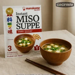 Sopa miso instantánea con Tofu - 3 raciones
