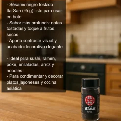 Sésamo negro tostado - 95g