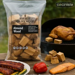 Tacos de madera de Almendro para ahumar - 5 Kg