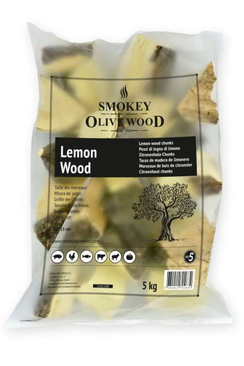 Tacos de madera de limonero para ahumar - 5 Kg