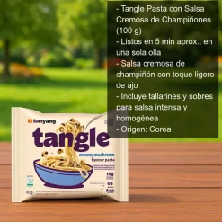 Tallarines instantáneos con Salsa Cremosa de Champiñones - 100g