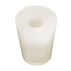 Tapón de silicona con agujero - 26/32/9
