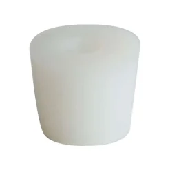 Tapón de silicona con agujero - 41/49/17