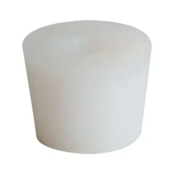 Tapón de silicona con agujero - 47/55/17