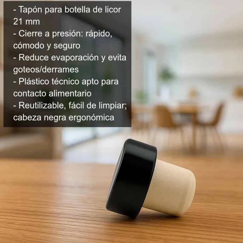 Tapón para botella de licor