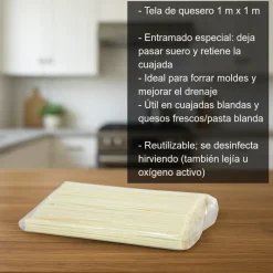 Tela de quesero - 1m x 1m