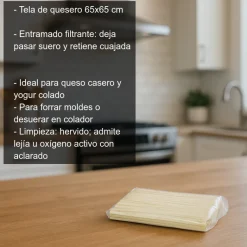 Tela de quesero - 65x65 cm