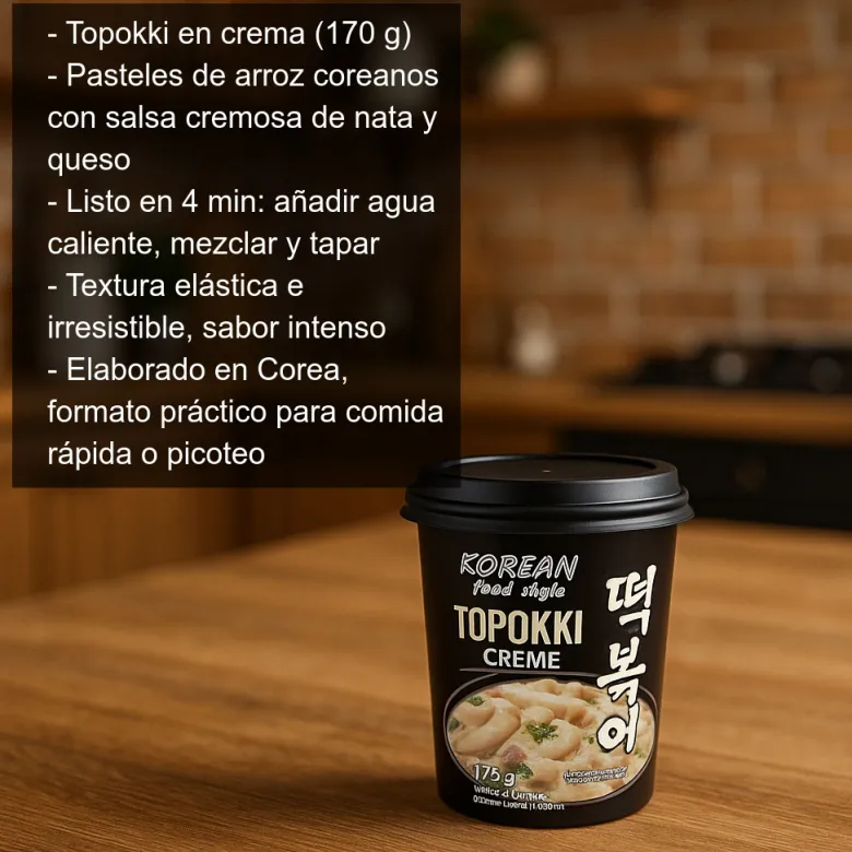 Topokki en crema - 170g