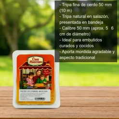 Tripa de cerdo de calibre 50 mm - 10 metros