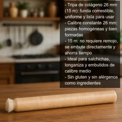 Tripa de colágeno 26 mm - 15m