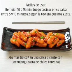 Tteokbokki - pasta gruesa de arroz - 600g