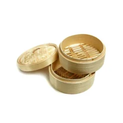 Vaporera de bambú - 25cm