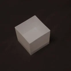 Vasito cubo plástico blanco - 15 uds