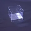 Vasito cubo plástico transparente - 15 uds