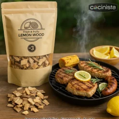 Viruta de madera de limonero para ahumar - 1,7L
