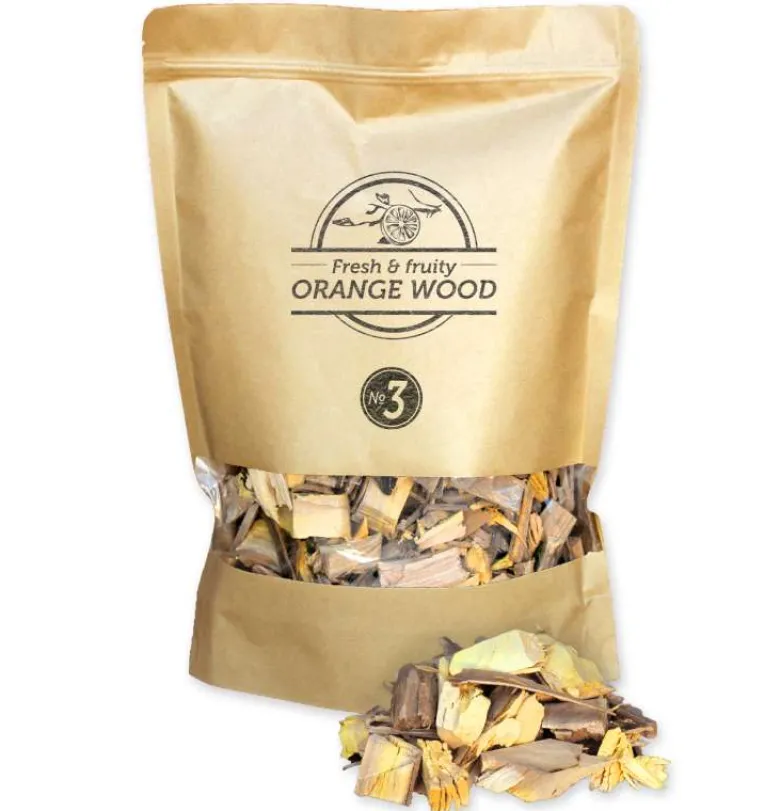 Viruta de madera de naranjo para ahumar - 1,7L