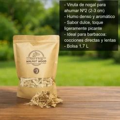 Viruta de madera de nogal para ahumar - 1,7L