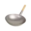 Wok con mango de madera - 35cm