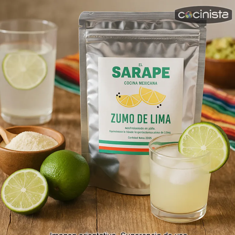 Zumo 100% de lima deshidratada en polvo - 200g